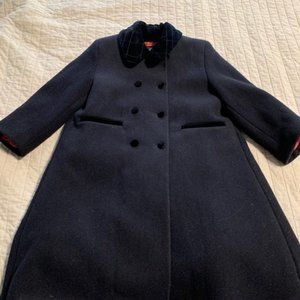 Burberry: Navy Wool 3T coat